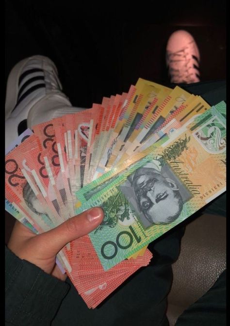 🧡Click on your path to big money Financial stability - Luxurious lifestyle, Wealth, Well-being, USD, travel rich Australian Dollars Aesthetic, Fake Money Printable, Australian Money, Money Printables, Money Vision Board, 2024 Goals, Currency Note, Fake Money, Money Images