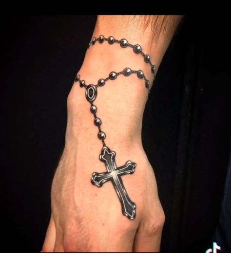 Rosery Tattoos Men, Rosery Beads Tattoo, Prayer Beads Tattoo, Loving Tattoos, Rosary Tattoo Wrist, Rosary Bead Tattoo, Leg Sleeve Tattoos, Leg Tattoo Ideas, Meaning Tattoos