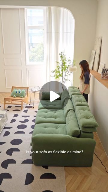 The Rig Studio Furniture Store on Instagram: "Benjamin Sofa in Green Microfibre Fabric 🟢💚🏡  Purchase link is in our bio. You can also order fabric samples with only $10 for up to 10 colour choices!   For customisations, send us your order number along with the colour code (You can find the codes from “Swatches” page on our website).   Note: Customisations are free of charge. The prices remain the same for all fabrics/colours." Sofa Colour Combinations Living Rooms, Sofa Colour Combinations, Sofa Colour, Room Design Modern, Studio Furniture, Sofa Colors, Colour Code, Sofa Throw, Colour Combinations