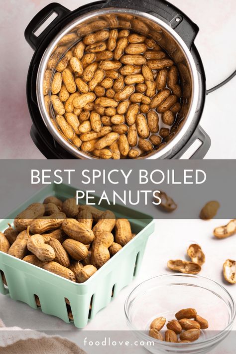 Make spicy Instant Pot boiled peanuts your new favorite homemade game-day or after-school snack. #instantpotappetizer #instantpotsnackrecipe #boiledpeanuts | FoodLove.com Boiled Peanuts Recipe, Cajun Boiled Peanuts, Quick Meals For Kids, School Snacks For Kids, Boiled Peanuts, Raw Peanuts, Peanut Recipes, Spicy Peanuts, School Snack