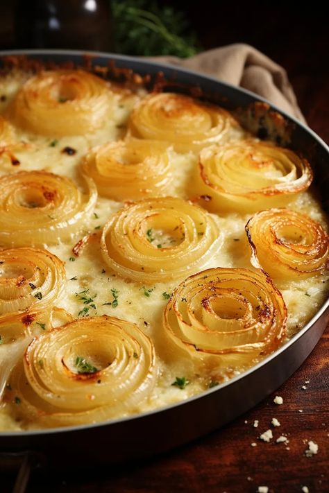 Creamed Onions Alla Vodka, Bake Onions In Oven, Roasted Parmesan Creamed Onions: A Symphony Of Flavor, Whole Roasted Onions, Roast Onions Oven, Onion Dish Recipes, Roasted Onions In Muffin Pan, Roasted Creamed Onions, Baked Onion Recipes