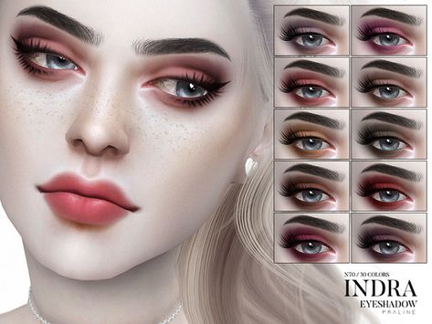 Matte eyeshadow in 30 berry colors. Found in TSR Category 'Sims 4 Female Eyeshadow' Cc Makeup, Mods Sims 4, Sims 4 Cc Eyes, Sims 4 Black Hair, The Sims 4 Skin, Makeup Cc, The Sims 4 Pc, Eyeshadow For Blue Eyes, Sims 4 Cc Makeup