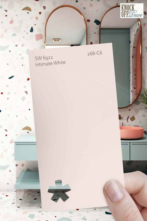 Intimate White Nursery, Intimate White Paint, Pink Paint Colors Sherwin Williams, Sherwin Williams Intimate White, Intimate White, Pink Paint Color, Nursery Design Ideas, Pink Paint Colors, Contemporary Design Style