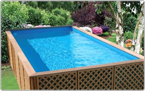 #yard #poolideas #pool Pools Design, Piscina Intex, Above Ground Pools, Intex Pool, Backyard Plan, Pond Ideas, Diy Swimming Pool, Above Ground Pool Landscaping, Ground Pools