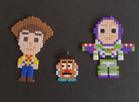 Woody Perler Beads, Toy Story Perler Beads, Spiderman Pixel Art, Mini Hama Beads, Hama Mini, Easy Perler Beads, Easy Perler Beads Ideas, Fuse Bead Patterns, Perler Beads Ideas