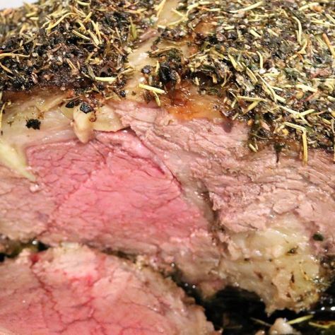 Herb Crusted Prime Rib Roast - Chef Lorious Prime Rib Herb Crusted, Christmas Horseradish And Herb Prime Rib, Herb Crusted Standing Rib Roast, Prime Rib Crust Recipe, Stuffed Prime Rib Roast, Herb Crusted Prime Rib Roast, Herb Crusted Prime Rib, Bacon Cheddar Meatloaf, Crusted Prime Rib