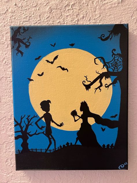 Acrylic painting by willow vergonet Paint Night Ideas Step By Step, Cartoon Painting Ideas, Disney Canvas Paintings, X Carve, Christmas Hand Painted, Canvas Painting For Beginners, Disney Canvas, Disney Paintings, Art Painting Tools