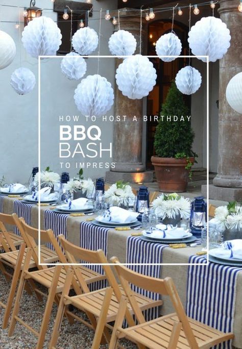 Bbq Birthday Party, Gingham Party, Birthday Bbq, College Party, I Do Bbq, Buttery Biscuits, Barbecue Party, Table Set Up, Bbq Party