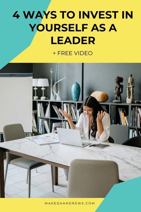 Here’s a gentle reminder for you: to be the best leader, you must invest in yourself first. So, if you’re wondering in which areas you need to invest or where to get started, make sure to read until the end because, in this blog post, I’m about to show you four meaningful ways you can invest in yourself as a leader. #firsttimemanager #teamleader #leadership Good Leadership Qualities, Leadership Development Activities, Difficult Employees, Qualities Of A Leader, Leadership Development Training, Leadership Styles, Leadership Development Program, Good Leadership Skills, Evening Yoga