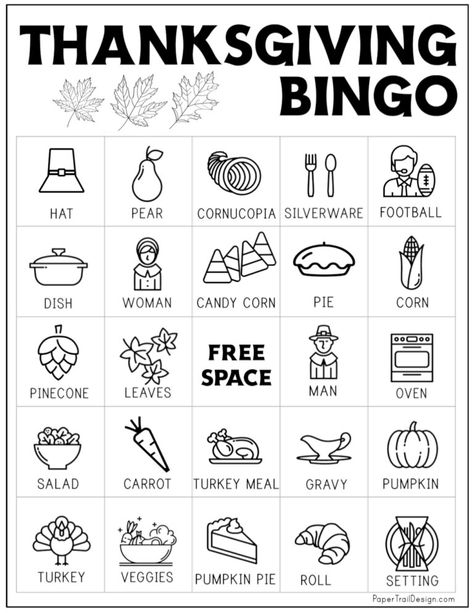 Color By Number Thanksgiving, Free Color By Number, Fun Thanksgiving Games, Free Printable Thanksgiving, Thanksgiving Bingo, Paper Trail Design, Thanksgiving Worksheets, Thanksgiving Classroom, Bingo Template