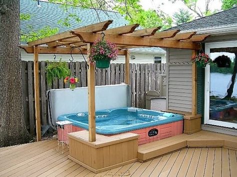 Porch Hot Tub Ideas, Porch Hot Tub, Tub Surround Ideas, Hot Tub Ideas, Hot Tub Privacy, Hot Tub Pergola, Hot Tub Landscaping, Hot Tub Surround, Hot Tub Designs