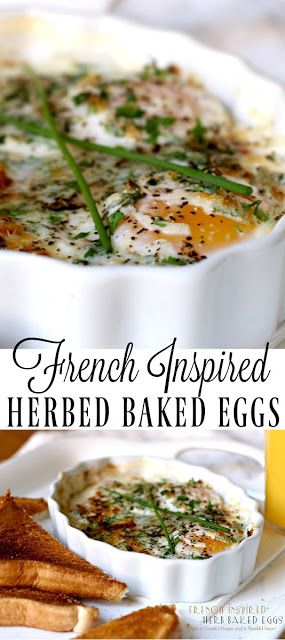 Grateful Prayer, Fancy Breakfast, French Breakfast, Thankful Heart, French Cooking, Baked Eggs, Breakfast Brunch Recipes, Breakfast Time, Breakfast Dishes