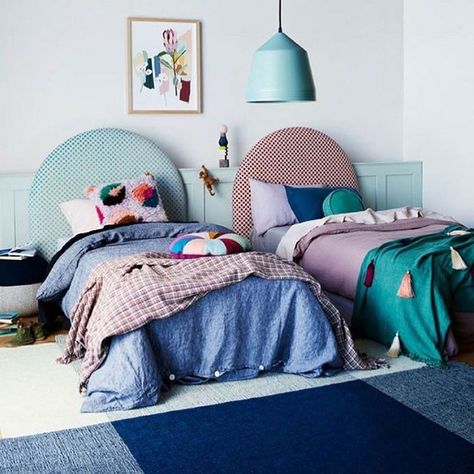 HEADBOARD IDEAS FOR KIDS' BEDS - Kids Interiors Upholstered Bedhead, Contemporary Entryway, Headboard Ideas, Contemporary Fireplace, Perfect Bedroom, Kids Bedrooms, Kids Interior, Kids' Bed, Kids Room Design