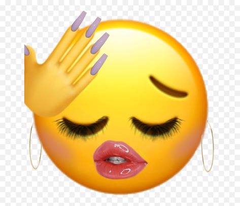 Emoji Cute Face, Iphone Stickers For Messages, Slay Emoji, Baddie Emoji, Random Emojis, Yellow Funny, Sticker Emoji, Different Emojis, Emoji Memes