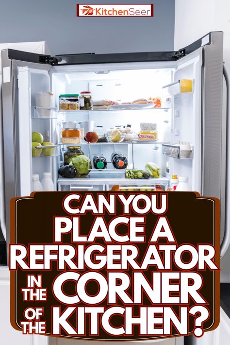 Fridge In Small Kitchen Ideas, Kitchen With Refrigerator In Corner, Refrigerator Placement In Small Kitchen, Fridge In The Corner, Kitchen With Fridge In Corner, Where To Place Refrigerator In Kitchen, Fridge Placement In Kitchen Small Spaces, Fridge Against Wall In Corner, Refrigerator Against Wall