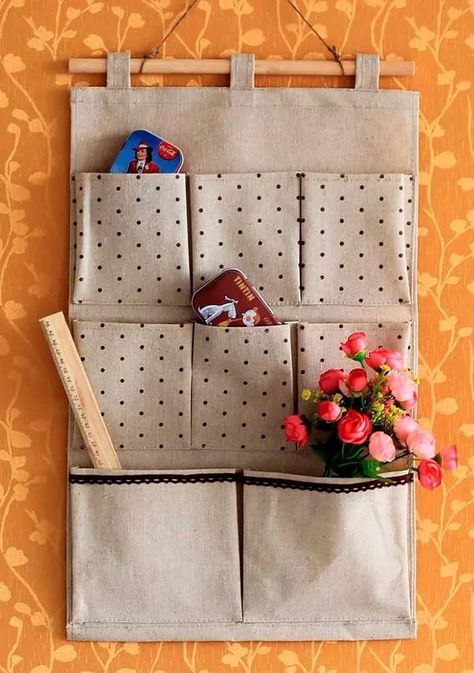 Jute Painting, Daughter Bedroom Ideas, Hanging Wall Organizer, Guitar Wall Art, Baby Shoes Diy, Diy Bags Patterns, Household Decor, Sewing Organization, Diy Decor Crafts