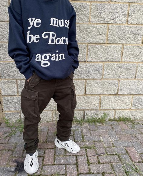 Drake Sweatshirt, Ye Must Be Born Again, Born Again, Puff Print, Streetwear Men, Streetwear Men Outfits, Pullover Sweatshirts, Kanye West, Drake