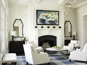 ciao! newport beach: winter white for the home Hello Tuesday, Furniture Placement, White Living, White Living Room, Traditional Living, Traditional Living Room, Furniture Layout, Style At Home, A Living Room