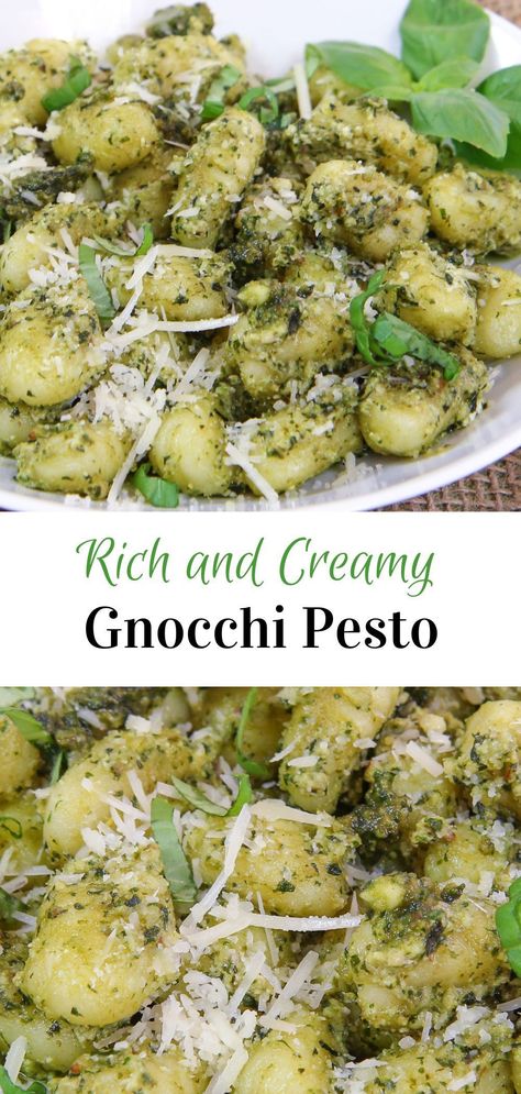 Greek Yogurt Gnocchi, Gnocchi Vegetarian Recipes, Greek Gnocchi, Gnocchi Recipes Vegetarian, Gnocchi And Pesto Recipes, Simple Gnocchi Recipes, Gnocchi With Pesto Cream Sauce, Gnocchi Pesto Cream Sauce, Gnocchi Recipes Pesto