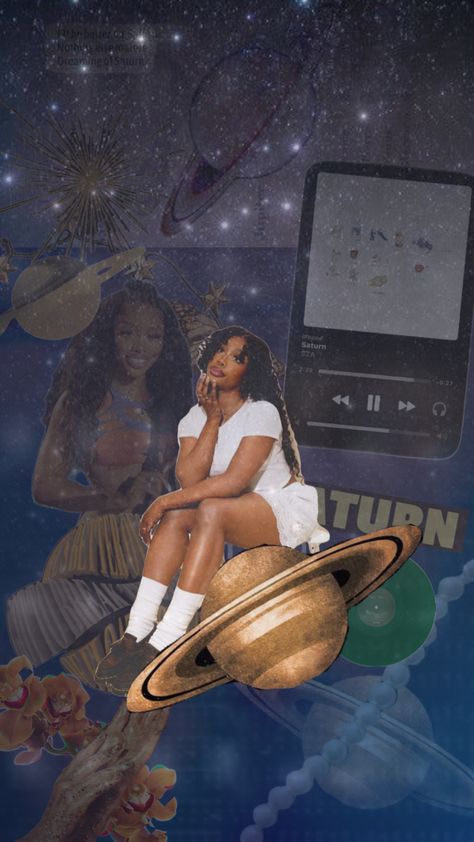 wow this took me a sec so it best not flop!! Love you Sza!! #saturn #saturnsza #sza #fyp #viral Sza Collage Wallpaper, Sza Singer, Barbies Pics, Cute Lockscreens, Cute Nike Outfits, Online Friends, Best Love Songs, Cute Rappers, Reaction Face