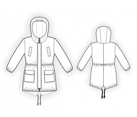 Coat Pattern Sewing, Big Shoulders, Jacket Pattern Sewing, Fashion Templates, Bag Dress, Kimonos, Sewing Pattern, Free Online, Custom Sizing