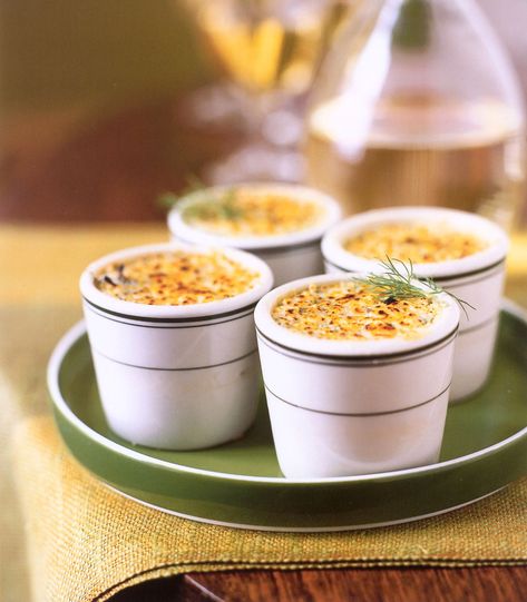 Savory Creme Brulee, Crème Brûlée Recipe, Creme Brulee Recipe, Creamed Leeks, Creme Brûlée, Seasonal Food, Oh Yes, Menu Ideas, Parmesan Cheese