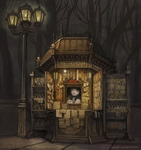 Steampunk Shop Concept Art, Fantasy Shop Concept Art, Bar Concept Art, Concept Art Environment, Carnival Row, Casa Hobbit, Fantasy Shop, Little Nightmares Fanart, Bg Design