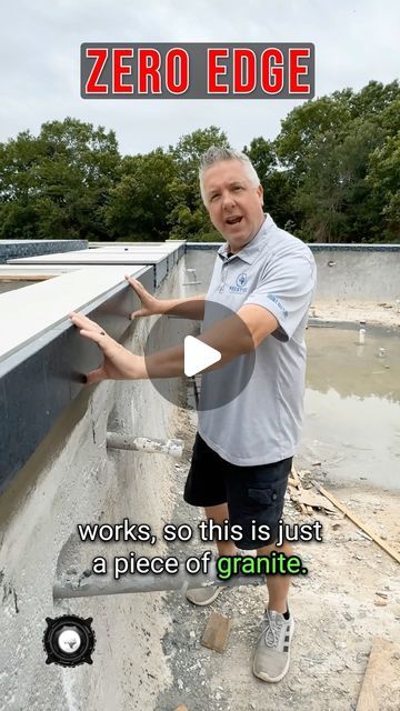 Prestige Pool and Patio | North Texas on Instagram: "Zero Edge Pool 💦 | Granite Overflow Feature! 🔧

Dive into the world of innovative pool design with a granite overflow system. Instead of traditional waterline tiles, we’ve mounted granite to the wall, creating a stunning visual effect. Watch as water fills to the brim, cascades over the granite, and flows into a trough surrounding the pool. 🌊

With a smart plumbing system, the excess water is recycled back into the pool, creating a mesmerizing overflow effect. Join us as we demonstrate how this setup works and learn how you can implement it in your own pool upgrade project! 💧

DREAM IT, BUILD IT, LIVE IT

Prestige Pool and Patio
www.PrestigePP.com/estimate
☎️ 469-644-7665
📧 info@prestigepp.com

#PoolDesign #DIY #Howto #BTS #construc Narrow Pool Designs, Pool Water Feature Ideas, Pool With Hot Tub And Tanning Ledge, Pool Remodel Ideas, Swimming Pool Tiles Ideas, Patio Ideas With Pool, Plaster Pool, Zero Edge Pool, Swimming Pool Plumbing