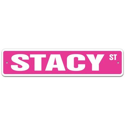 Pink Street Sign, Home Office Man Cave, Home Office Man, Pink Street, Office Man, Pink Names, Vinyl Graphics, Street Sign, She Shed