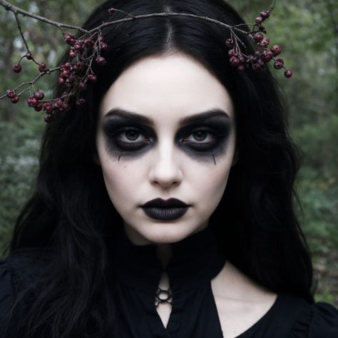 Wild Makeup Looks, Tarot Costume, Elder Goth, Witchy Makeup, Halloween Party Outfits, Halloween Spooktacular, Witch Fashion, Gothic Makeup, Halloween Make Up