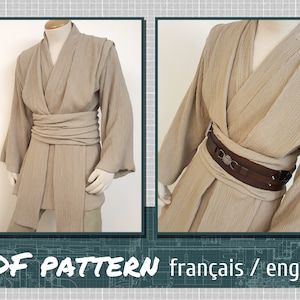 Star Wars Sewing, Jedi Robes, Star Wars Outfit, Jedi Tunic, Andrea Lopez, Jedi Cosplay, Jedi Robe, Jedi Costume, Star Wars Character