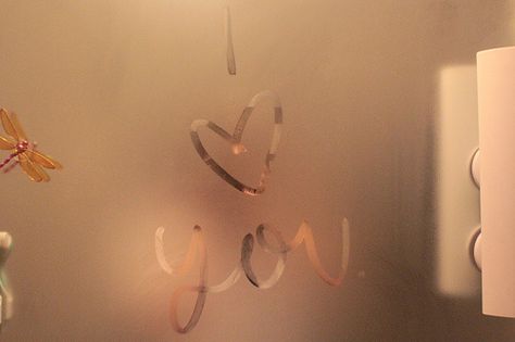 #583 Drawing on steamy mirrors with your fingers | 1000 Awesome Things Baby Shower Quotes, Shower Quotes, Friday Im In Love, Mirror Words, Have A Shower, Hidden Love, Romantic Gestures, Love Notes, Say I Love You