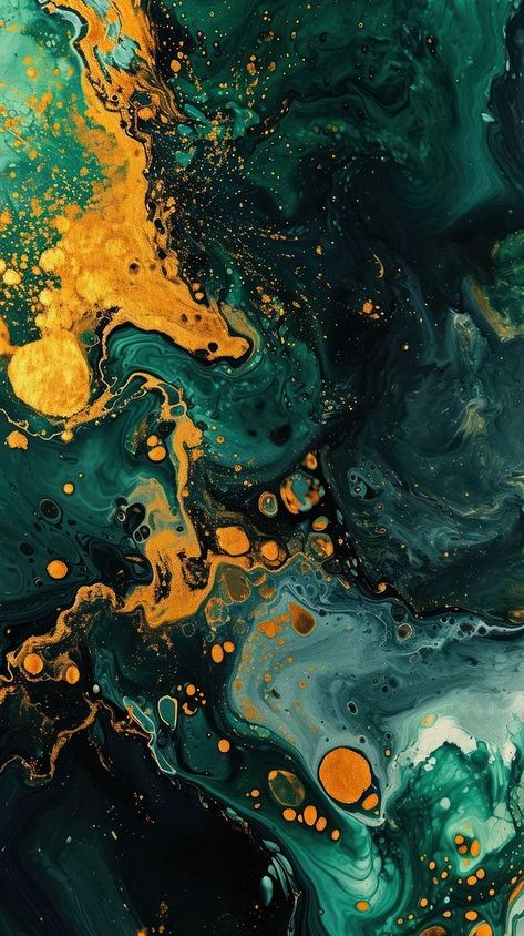 Fluid acid art green and gold abstract painting backgrounds. AI generated Image by rawpixel. | premium image by rawpixel.com / Wit Green Gold Aesthetic, Green And Gold Abstract Painting, Green And Gold Aesthetic, Room Art Aesthetic, Painting Backgrounds, Cake Sheet, Wings Painting, Postcard Ideas, Gold Wallpaper Phone