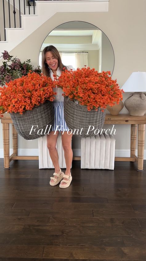 Shop KOUBOO Rattan Kobo Round Storage … and other curated products on LTK, the easiest way to shop everything from your favorite creators. Fall Mums Porch, Mums Porch, Fall Mums, Mums Flowers, Large Basket, Fall Front Porch, Round Storage, Fall Front, Fake Flowers