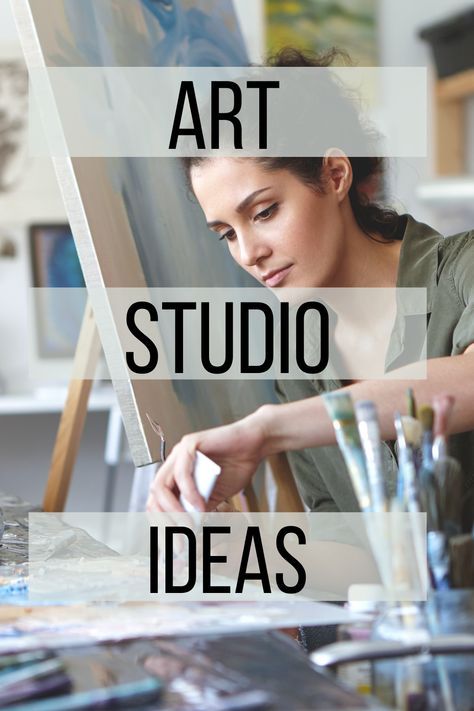 More Artists Studios Workspaces, Artist Setup Art Rooms, Art Nook Ideas, Tiny Home Art Studio, Painting Studio Ideas, Clay Studio Layout, Artist Room Ideas, Artist Studio Workspaces, Art Studio Storage Ideas