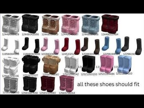 Shoes Roblox Id Code, Roblox Id Codes For Boots, Cute Roblox Shoes Codes, Purple Dress Bloxburg Code, Roblox Blue Boots Code, Boots Code Berry Ave, Boots Roblox Id, Roblox Shoe Id Codes, Berry Avenue Boot Codes