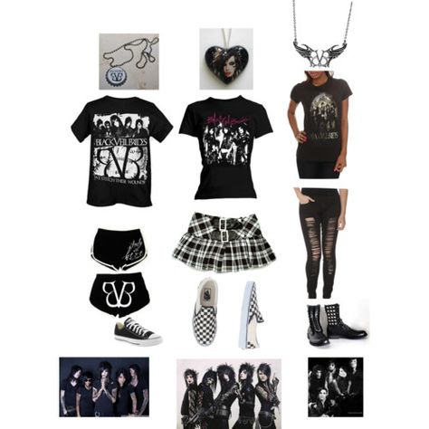 Black Veil Brides Concert Outfit, 2000s Myspace, Warped Tour Outfit, Epic Outfits, Emo Goth Outfits, Cute Emo Outfits, Emo Clothes, Concert Outfit Ideas, Tour Outfits