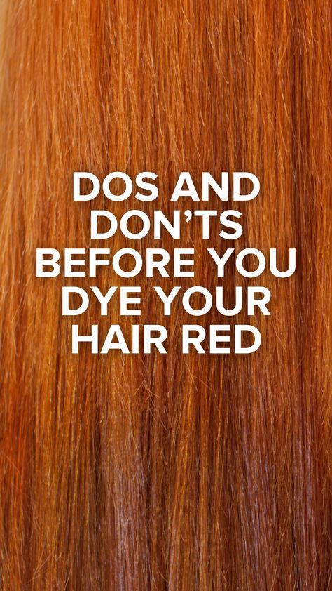 We’re excited to have you. Before you fully commit, here are some dos and don’ts you will want to know. Best Red Hair Dye For Dark Hair, Red Hair Maintenance, Should I Dye My Hair Red, Faded Red Dyed Hair, Red Hair Maintenance Tips, How To Take Care Of Red Dyed Hair, Natural Red Hair Dye Ideas, Going Red From Brown Hair, Can I Pull Off Red Hair