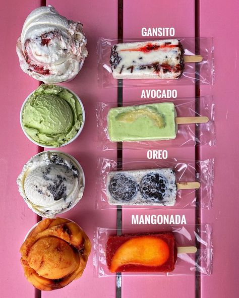 La Michoacana Plus Ice Cream on Instagram: “Do you prefer ice cream or paletas? 🤔 Just get both with @postmates, @ubereats, @grubhub, or @doordash NOW‼️🙌 You can also stop by your…” Ice Cream Popsicle, Ice Popsicles, Ice Cream Design Ideas, Banana Ice Cream Flavors, Homemade Ice Pops Recipes, Popsicles Packaging, Ice Pop, Ice Popsicle, Fresh Fruit Smoothies