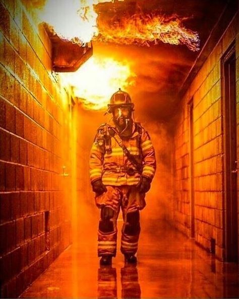 "What matters most is how well you walk through the fire." - Charles Bukowski (photo by Rick Stephens) | Shared by LION Firefighter Wallpaper, Firefighter Drawing, Firefighter Images, Fire Dept Logo, Firefighter Photography, American Firefighter, Firefighter Training, Firefighter Art, Firefighter Humor