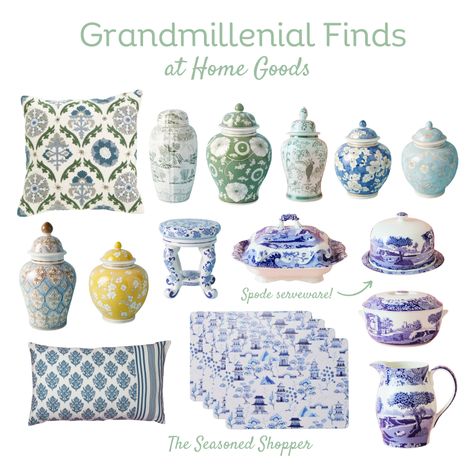 Home Goods is killing it lately with all things blue, white, and grandmillenial. My favorite find of the day is the Spode Blue Italian serve ware. If you are searching for pieces to complete your Blue Italian collection, this post is for you! These items will go quickly, so be sure to snag them while you can if this matches your aesthetic. All Things Blue, Spode Blue Italian, Serve Ware, Killing It, Autumn Home, Fall Home Decor, Serveware, Home Goods, Blue White