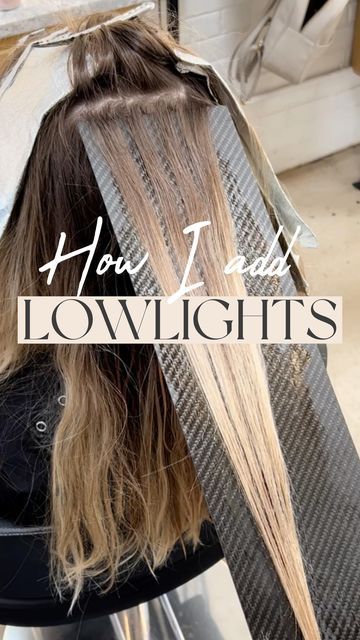 How To Add Brown To Blonde Hair, How To Place Highlights In Hair, Lowlights And Balayage, Low Light In Blonde Hair, Low Lighting Blonde Hair, Blond Balayage With Lowlights, Transition From Highlights To Balayage, How To Lowlights For Blondes, Blonde Hair With Lowlights Formulas