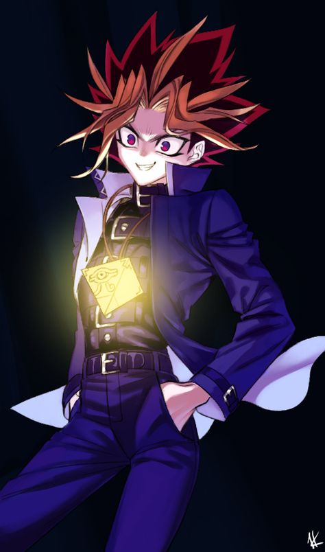 Pixiv Id 2385310, Yu-Gi-Oh! Season Zero, Yu-Gi-Oh!, Yami Yugi, Dark Background, Looking Ahead Yugioh Season 0, Yugioh Fanart, Yugi And Yami, Yami X Yugi, Pharaoh Atem, Yugi Muto, Yugioh Yami, Yami Yugi, A Hat In Time