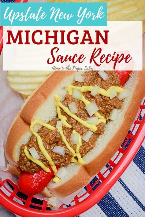 Michigan Style Chili, Detroit Chili Sauce, Meat Sauce Recipe For Hot Dogs, New York Hot Dog Sauce, A&w Hot Dog Sauce Recipe, Hot Dog Charlie Meat Sauce Recipe, Original Coney Island Hot Dog Sauce, Michigan Sauce For Hot Dogs, Hot Dog Meat Sauce Recipe