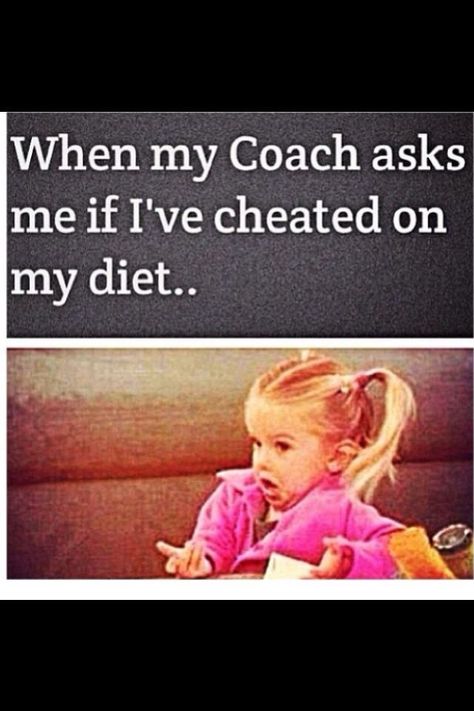 When my coach asks me if ive cheated on my diet fitness workout diet exercise workout quotes exercise quotes coach fitspiration Personal Training Quotes, Training Quotes, Breakfast Low Carb, Diet Humor, Cheated On, Fitness Trends, Gym Quote, Workout Memes, Gym Memes