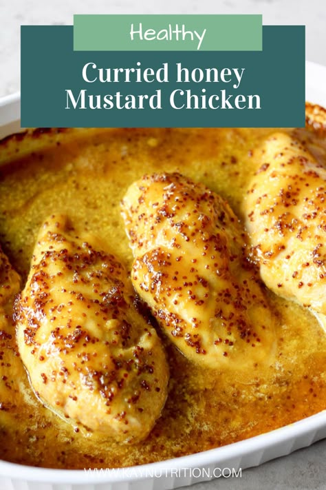 Curry Honey Chicken, Curried Honey Mustard Chicken, Curry Honey Mustard Chicken, Chicken Honey Mustard Recipes, Mustard Powder Recipes, Recipes With Curry Powder, Honey Curry Chicken, Honey Baked Chicken Recipes, Chicken Curry Crockpot