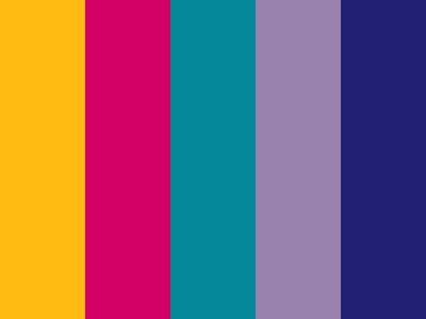 The Colors Of The 1990’s Vintage Colour Palette, Retro Color Palette, Color Schemes Colour Palettes, 90s Colors, Royal Colors, Color Inspo, Retro Color, Colour Schemes, Color Pallets