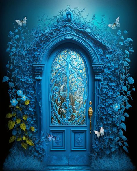 Fantasy___Journey on Instagram: “#ａｅｓｔｈｅｔｉｃ #aesthetic #aesthetics #3dvisualization #3dart #beutyfull #picture #flowerlovers #flowers #doors #fantasy #fantasyart…” Fantasy Door, Royal Interior, Royal Doors, Magical Door, Magic Door, Drawing Series, Castle Doors, Bohemian Style Decor, Door Images