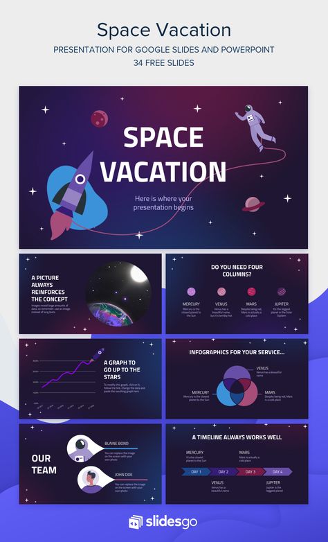 Edit and download now this Space Vacation Presentation available as Google Slides theme and PowerPoint template, 100% editable and free! Space Slides Design, Space Powerpoint Templates, Digital Theme Design, Physics Powerpoint Template, Vacation Presentation, Physics Presentation, Powerpoint Presentation Themes, Theme Powerpoint, Ppt Template Design