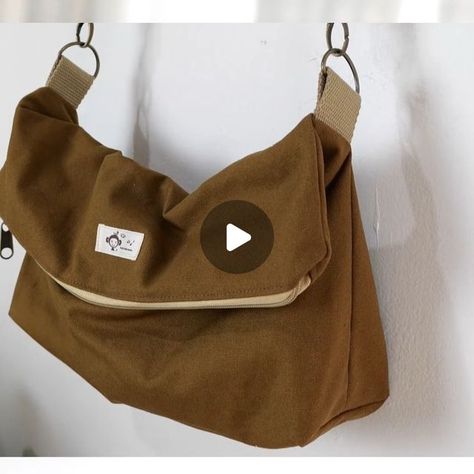 Ae PooiM on Instagram: "DIY Cross-body Bag - Sewing projects!

Learn more: Watch full video version with measurement detail on my youtube channel
“Ae PooiM” as link in Bio
Or copy and paste the address below into your browser to get there.
https://www.youtube.com/watch?v=BIvNIY81FUk&t=335s
#diy #howto #bagtutorial #bagpattern #canvasbag #sewing #sewingproject #easysewing #crossbodybag #aepooim" Diy Cross Body Bag, Cross Over Bag, Bags Sewing, Bag Designs, Diy Cross, Bag Sewing, Instagram Diy, Cross Bag, Bags Tutorial